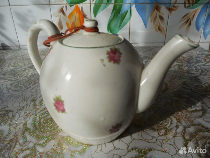 Чайник заварочный фарфоровый СССР