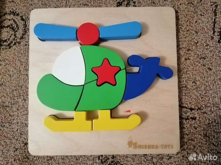 Деревянные игрушки пакетом