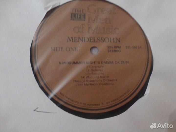 Mendelssohn Мендельсон USA 1975 год