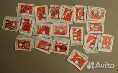 Спичечные этикетки. новые. Коллекционные. 125 штук