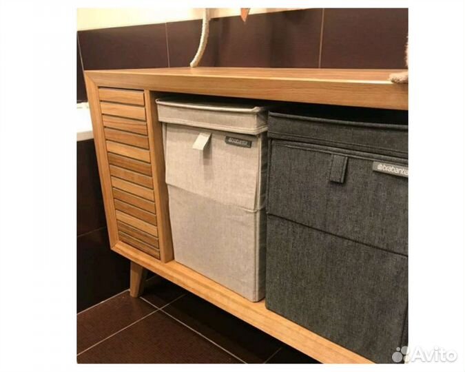 Экологичная тумба в ванную из дуба