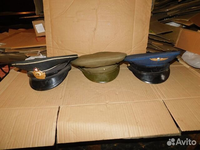 3 форменных головных убора вмф.са.жд.СССР