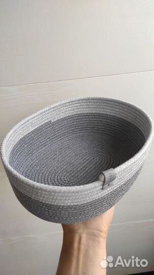 Корзина из хлопкового шнура