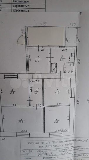 Дом 70,2 м² на участке 11 сот.