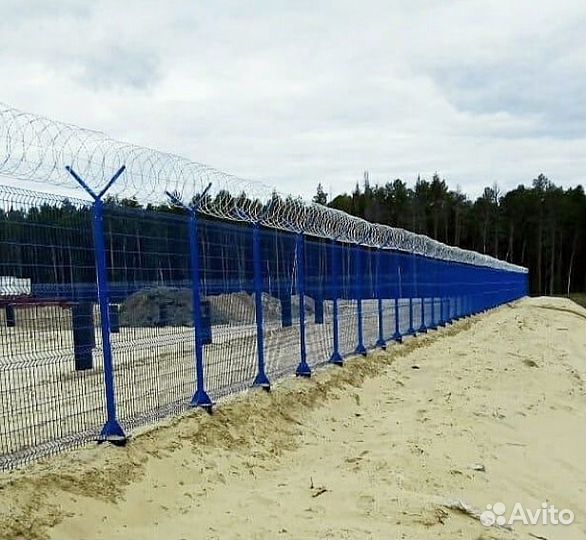 Сетка для забора 3d