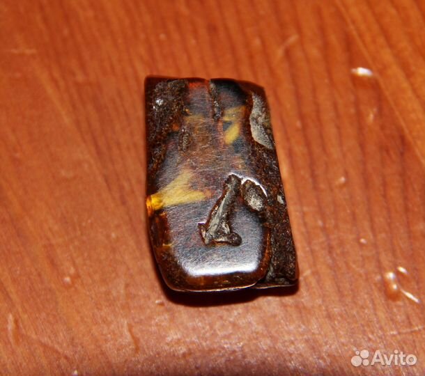 Янтарь калининградский кусок полушлифованный