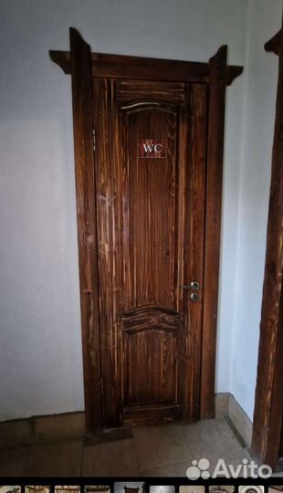 Двери межкомнатные с коробкой из массива