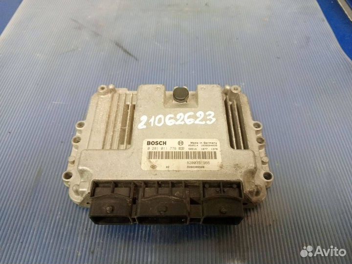 Блок управления двигателем Renault Megane 2