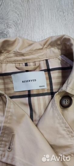 Пальто тренч детское reserved