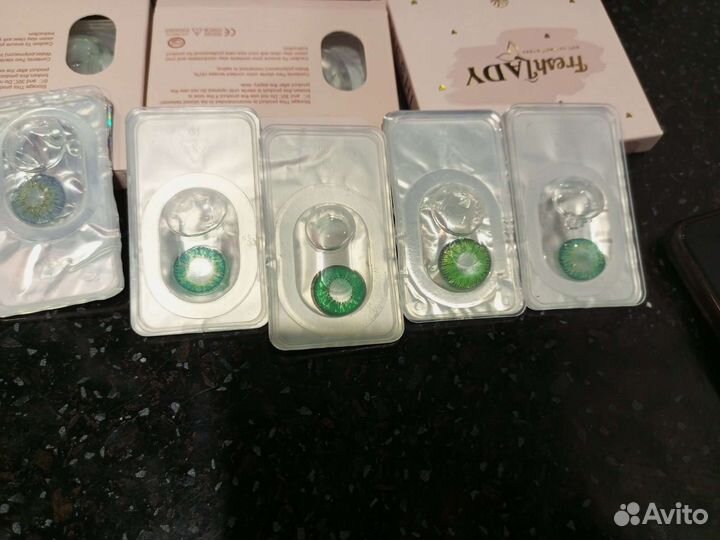 Линзы контактные цветные