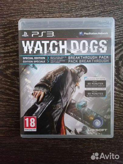 Watch Dogs. special edition. Диск для ps3