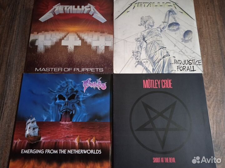 Lp Metallica / Motley Crue / Thanatos
