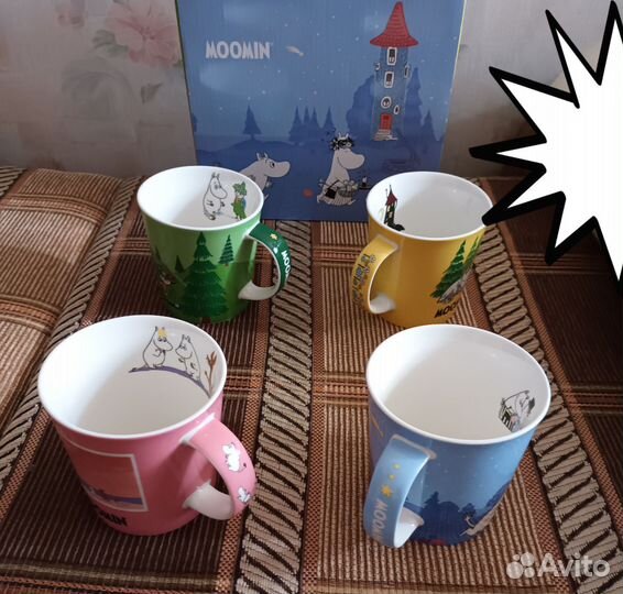 Кружки муми-тролли,moomin