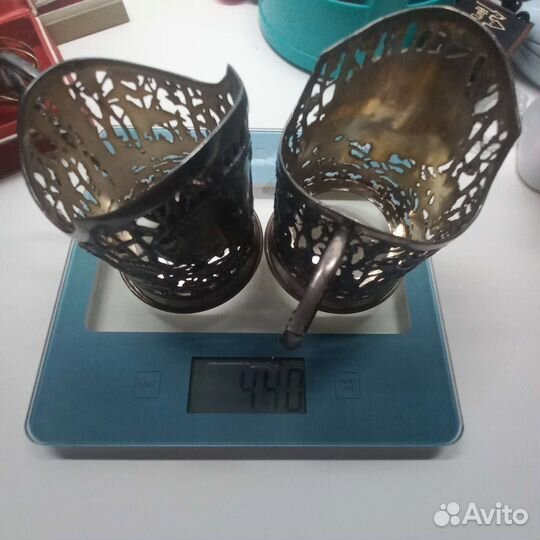 Подстаканник серебро