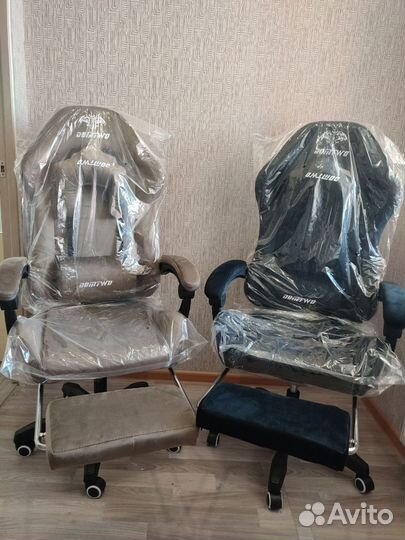 Новые, Геймерские тканевые/велюровые кресла