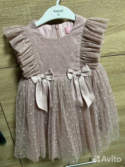 Нарядное платье 80-86р