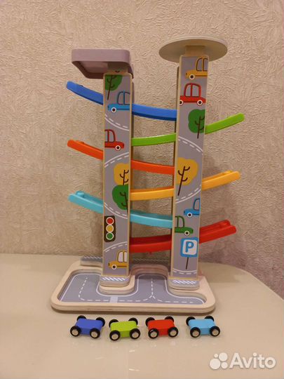 Деревянный трек Большая быстрая горка