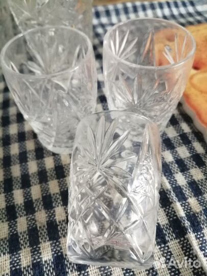 Рюмки маленькие набор из 6 штук ГДР