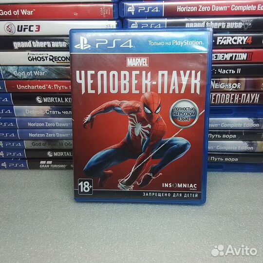 Человек паук ps4 (в хорошем состоянии)