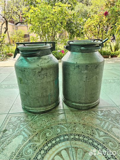 Фляга алюминевая молочная