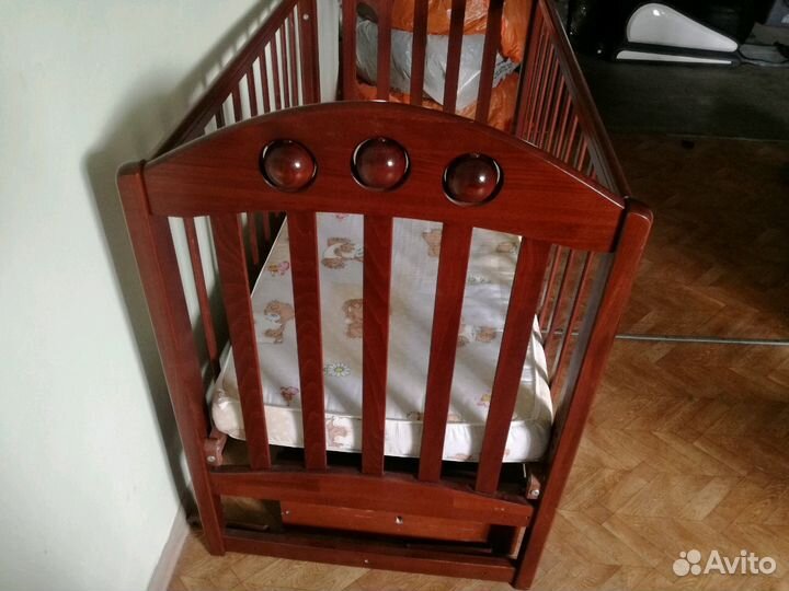 Кровать детская маятниковая Чистое Дерево