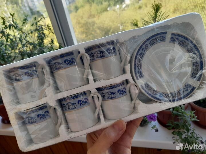 Новый сервиз кофейный на 6 персон