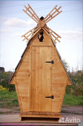 Дачный туалет с установкой