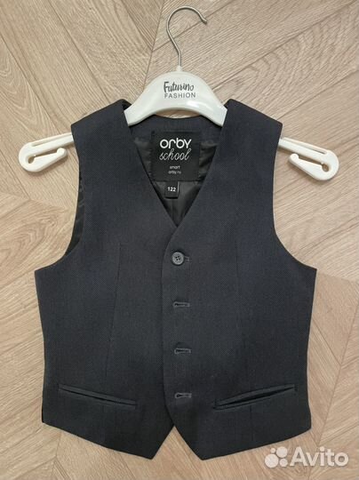 Жилетка для мальчика школьная 122