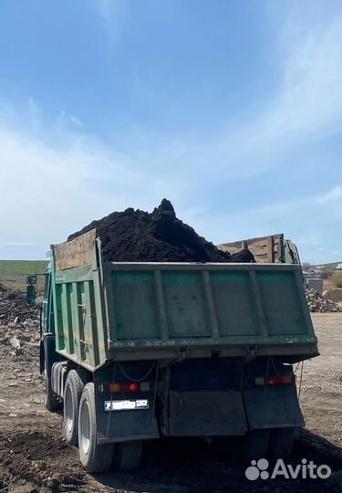 Чернозём. Земля плодородная. Торфосмесь готовая