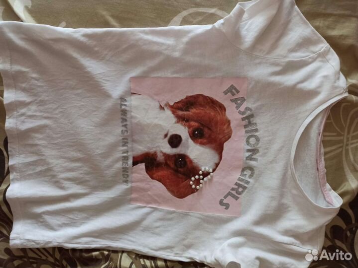 Одежда на девочку пакетом 128-134 размер