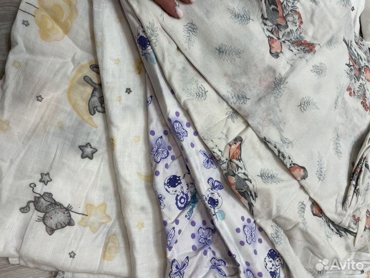 Детские вещи пакетом девочка 52-64 пелёнки