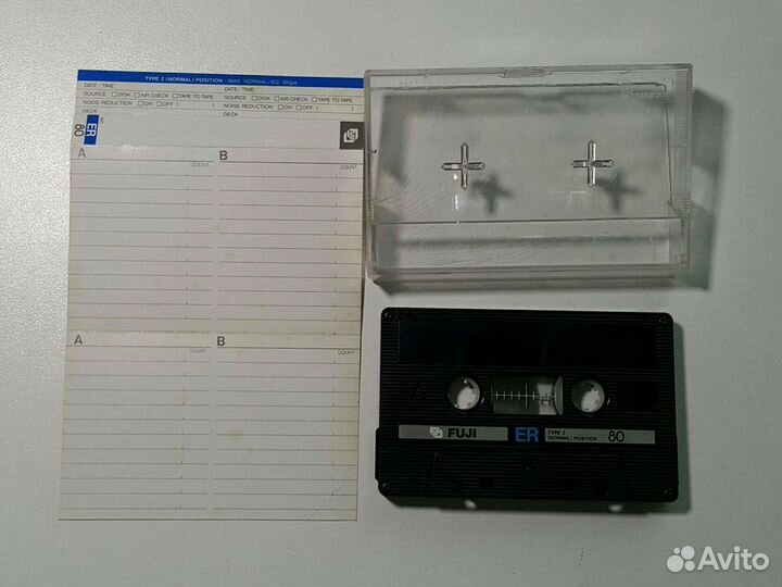 Аудио компакт кассета fuji ER 80