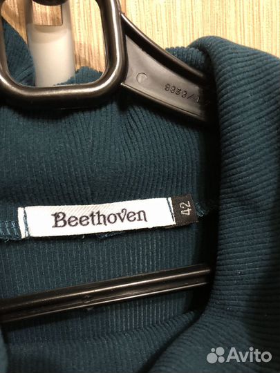 Платье женское в рубчик