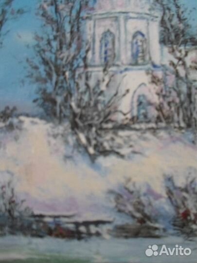 Пейзаж маслом 44*32,5