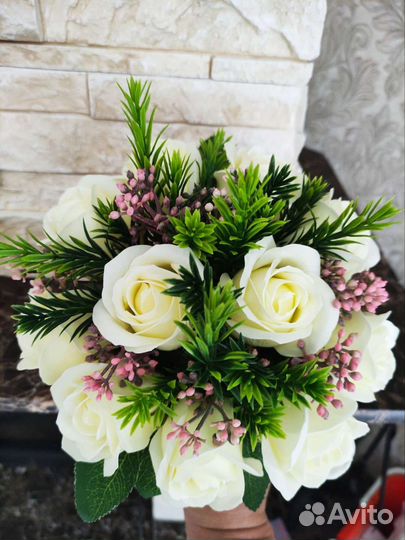 Букеты из мыльных роз