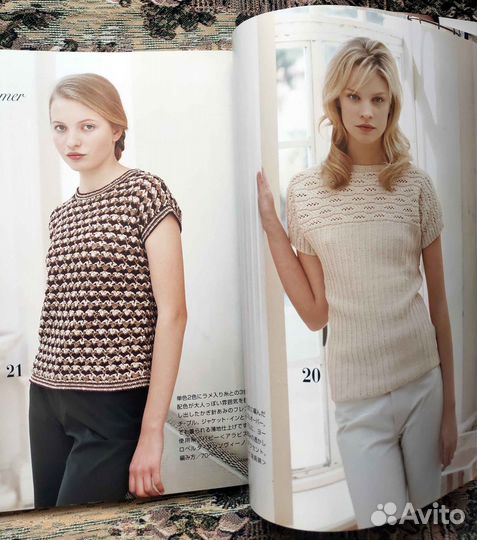 Японские журналы по вязанию разные