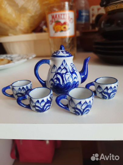 Чайный сервис гжель для декора