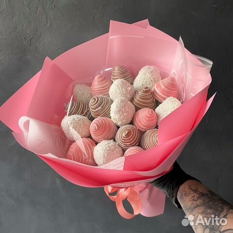 Клубника в шоколаде букеты наборы