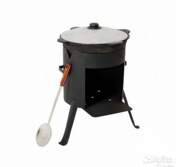 Казан + печь + шумовка