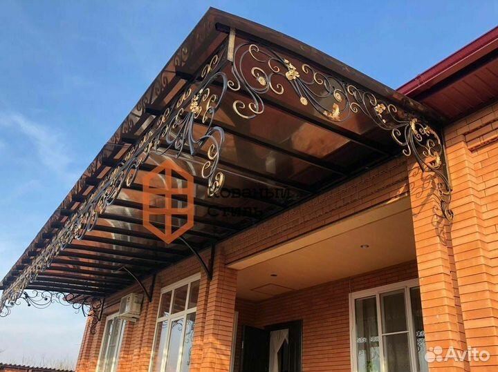 Кованые козырьки