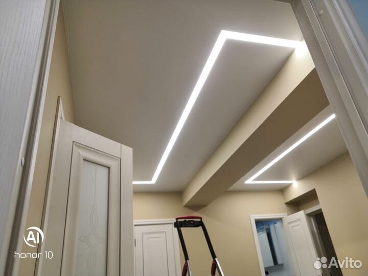 Натяжные потолки ремонт