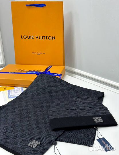 Мужской шарф и шапка