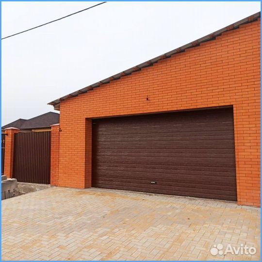 Автоматические секционные гаражные ворота