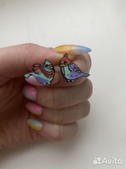 Серьги гвоздики