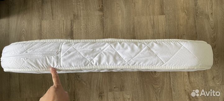 Матрас овальный 85*60 с наматрасником