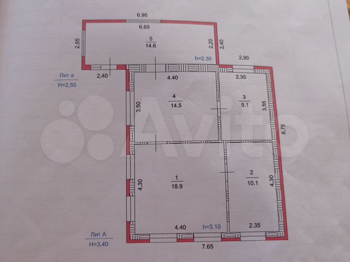 Дом 86 м² на участке 6 сот.