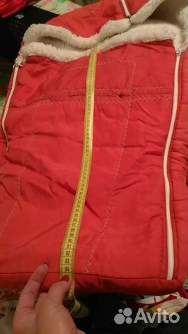 Меховой конверт в коляску