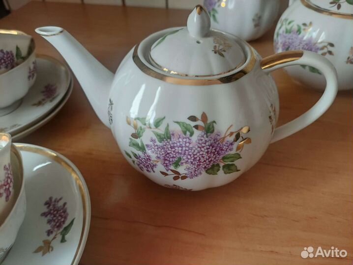 Сервиз чайный Сирень Дулево
