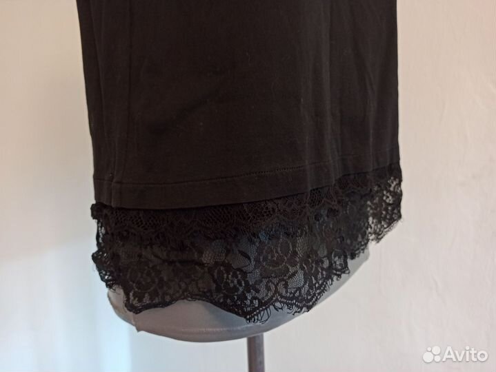 Блузка Twin Set M кофточка чёрная ажурная