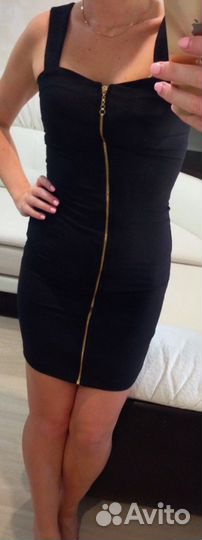 Сарафан на молнии чёрный